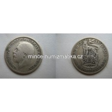 one shilling 1929 Anglie